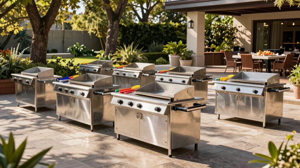 premium outdoor griddle stations