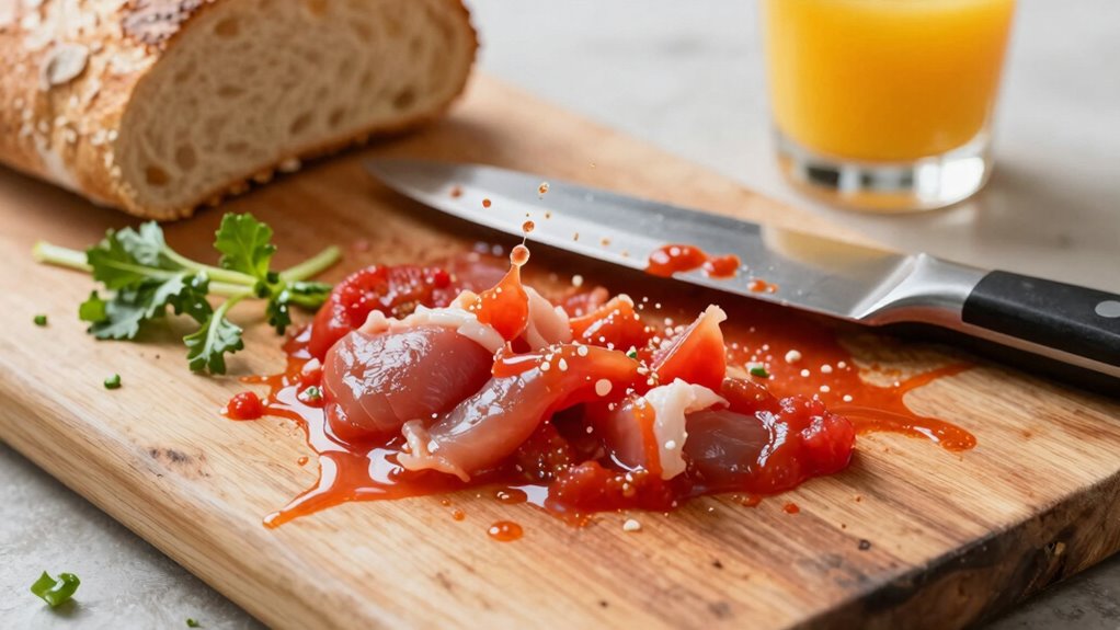 prevent bacteria spread during breakfast