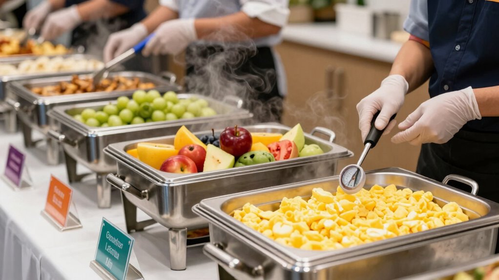 proper buffet food handling