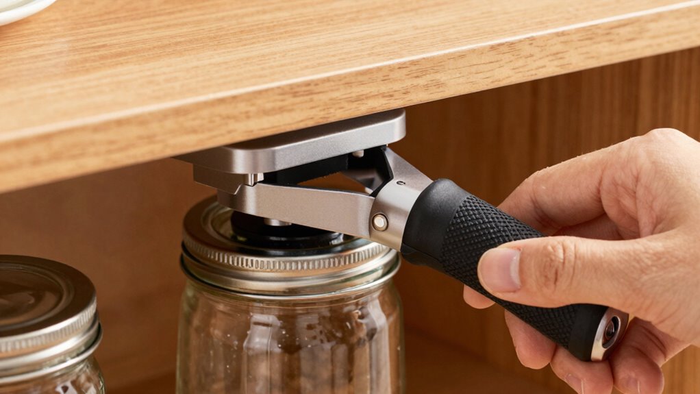 proper jar opener positioning