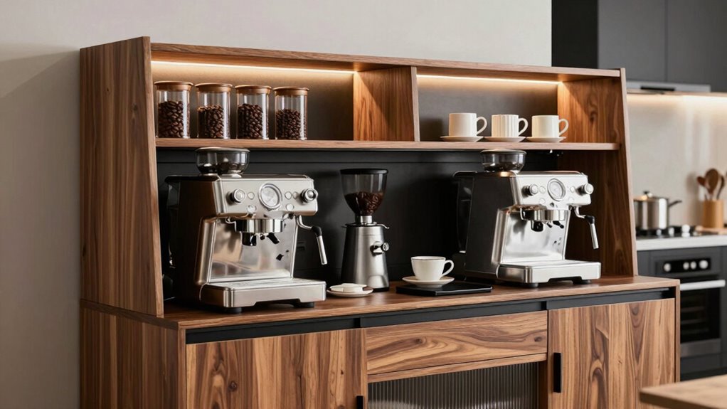 quick high ticket coffee cabinet