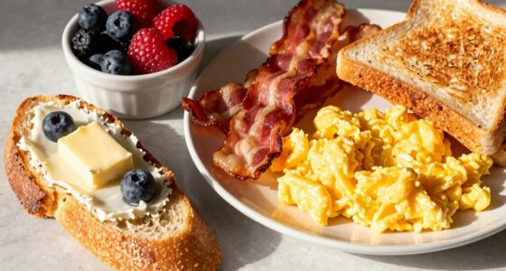 regional breakfast portion differences