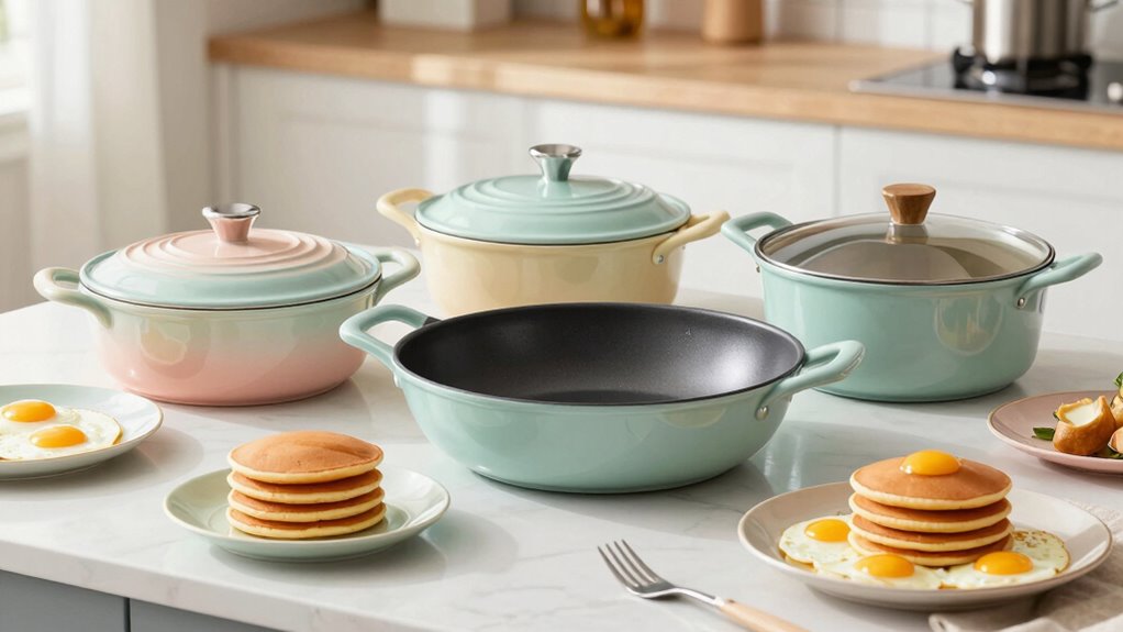 safe non stick even heating