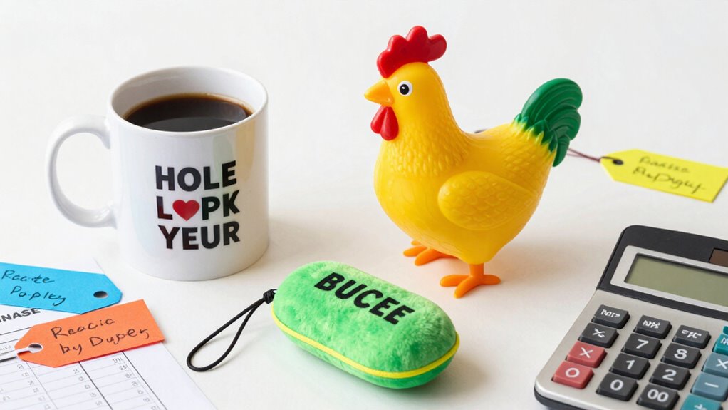 set affordable gag gift budget