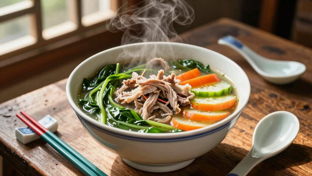 soup as substantial morning meal