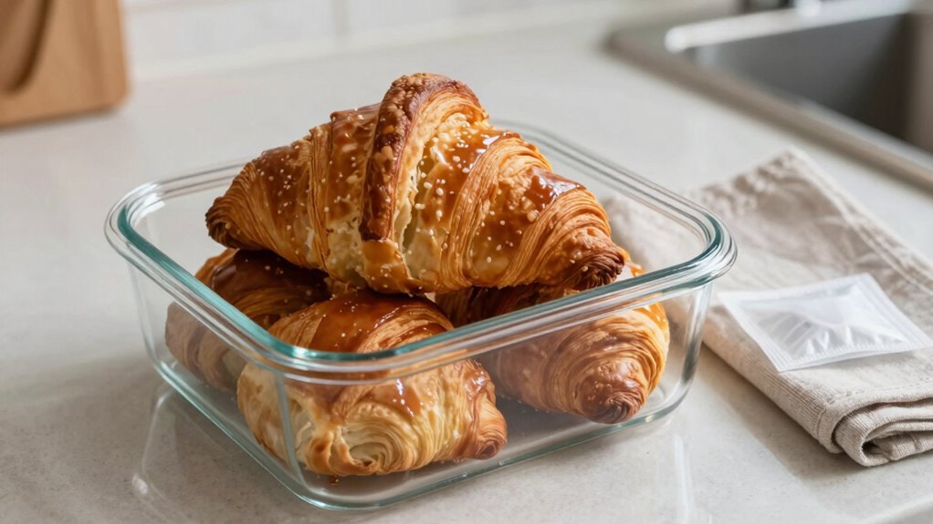 store pastries properly to prevent staleness