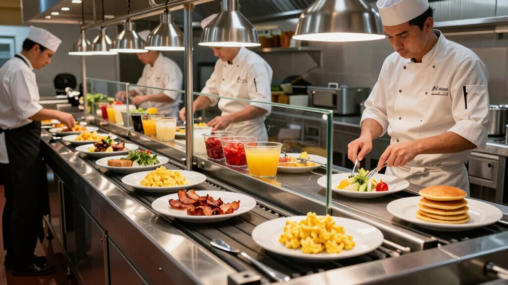 streamlined kitchen operation workflow