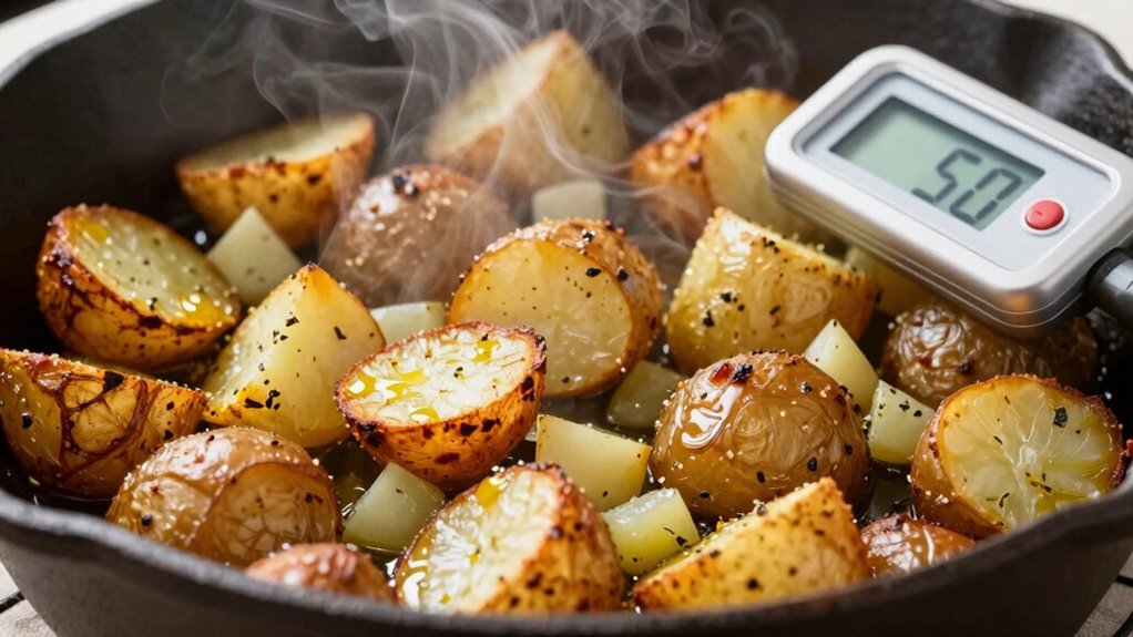 temperature precision ensures perfect potatoes