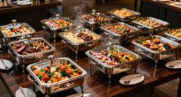 top buffet serving trays