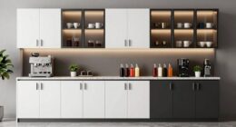 top coffee bar cabinets