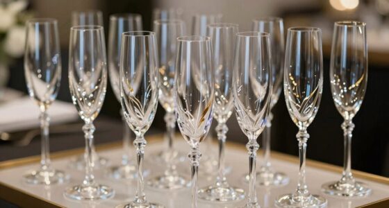 top crystal champagne glasses
