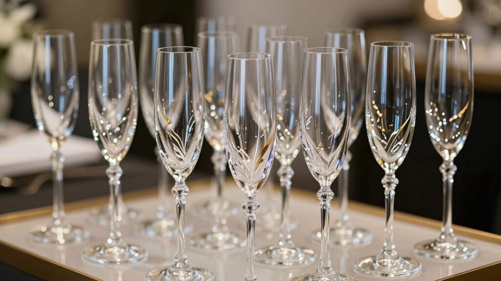 top crystal champagne glasses