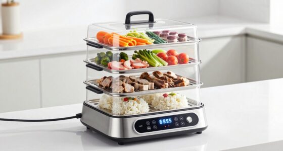 top electric multi tier steamer