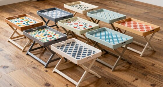 top folding breakfast tray tables