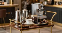 top luxury coffee service carts