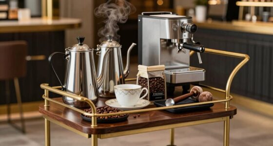 top luxury coffee service carts