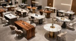 top luxury counter table sets