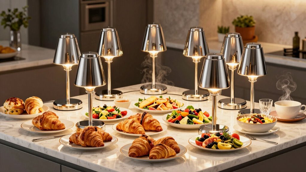 top luxury food warming lamps