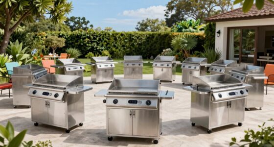 top outdoor griddle stations
