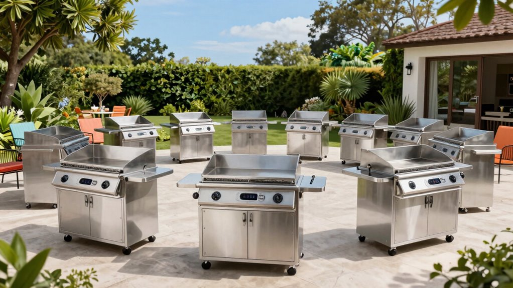 top outdoor griddle stations