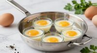 top stainless egg poacher