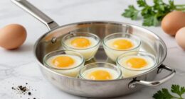 top stainless egg poacher