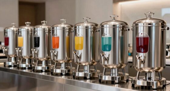 top stainless steel beverage dispensers