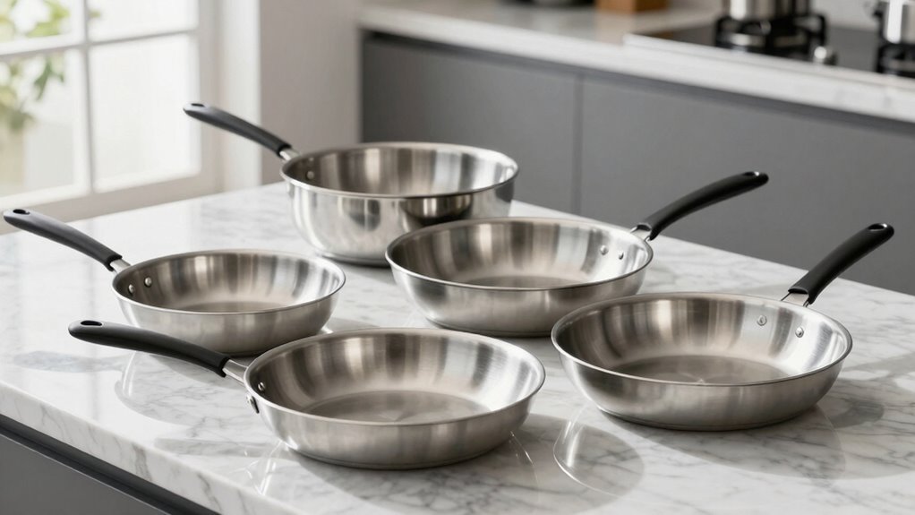 top stainless steel frying sets