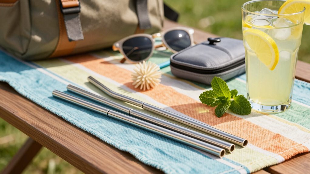 travel ready reusable straw maintenance