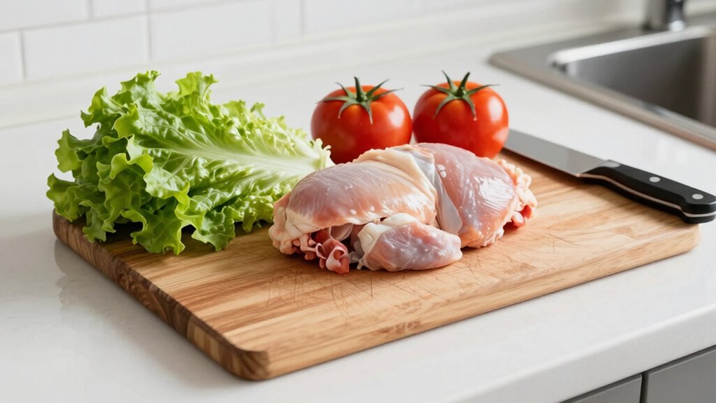 use separate cutting boards