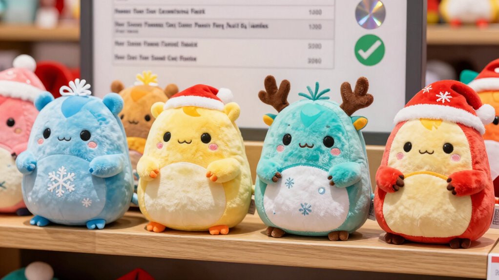 verify authentic holiday squishmallows