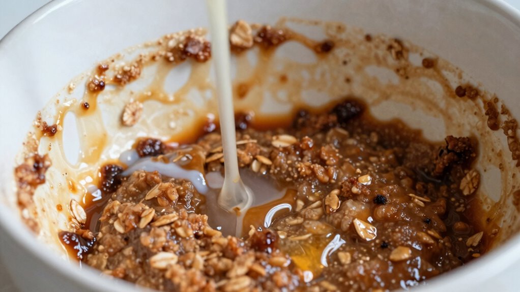 vinegar breaks down sticky residue