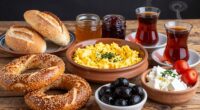 assorted savory and sweet dishes