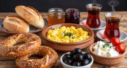 assorted savory and sweet dishes