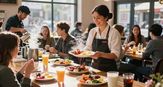 attention to breakfast service