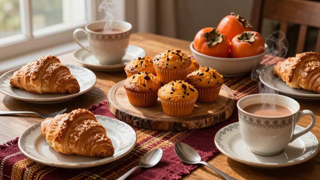 autumn breakfast table decor