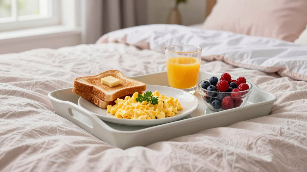 breakfast treats and beverages