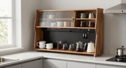 coffee station saves space