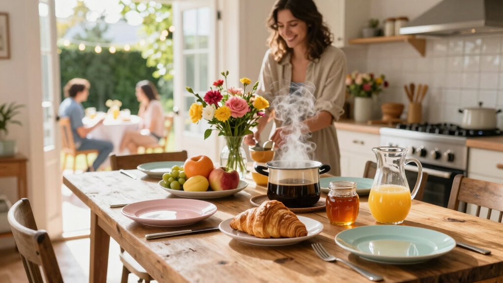 community gathering with sustainability