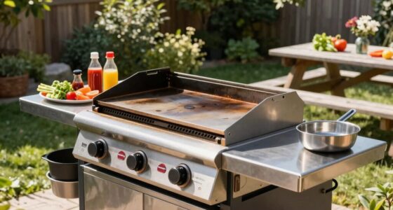 complex outdoor cooking setups