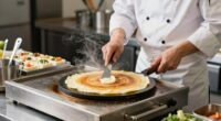 consistent crepe production under pressure
