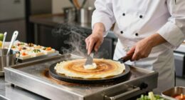 consistent crepe production under pressure