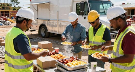 construction crew breakfast catering