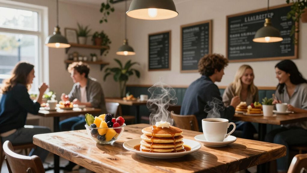 cozy community focused neighborhood cafe