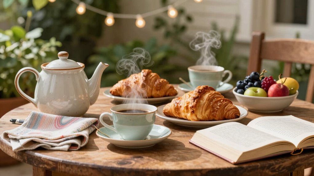 cozy themed book breakfast