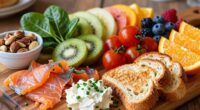 create a delicious breakfast platter