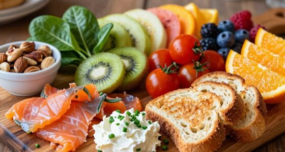 create a delicious breakfast platter