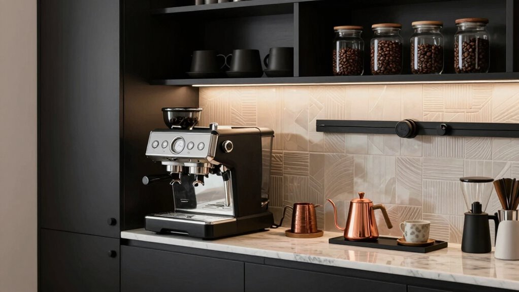 create a functional coffee station
