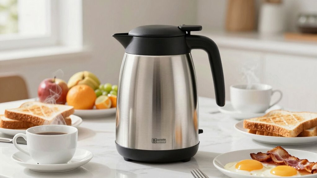 efficient breakfast beverage service