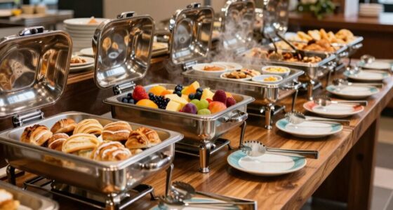 efficient breakfast service setup